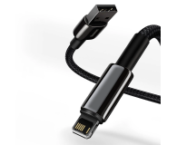 Baseus Tungsten kabel USB - Lightning 2,4 A 1 m czarny CALWJ-01 - 1502162 - zdjęcie 3
